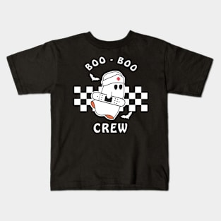 Boo Boo Crew Nurse Shirts Halloween Nurse Shirts for Women Kids T-Shirt